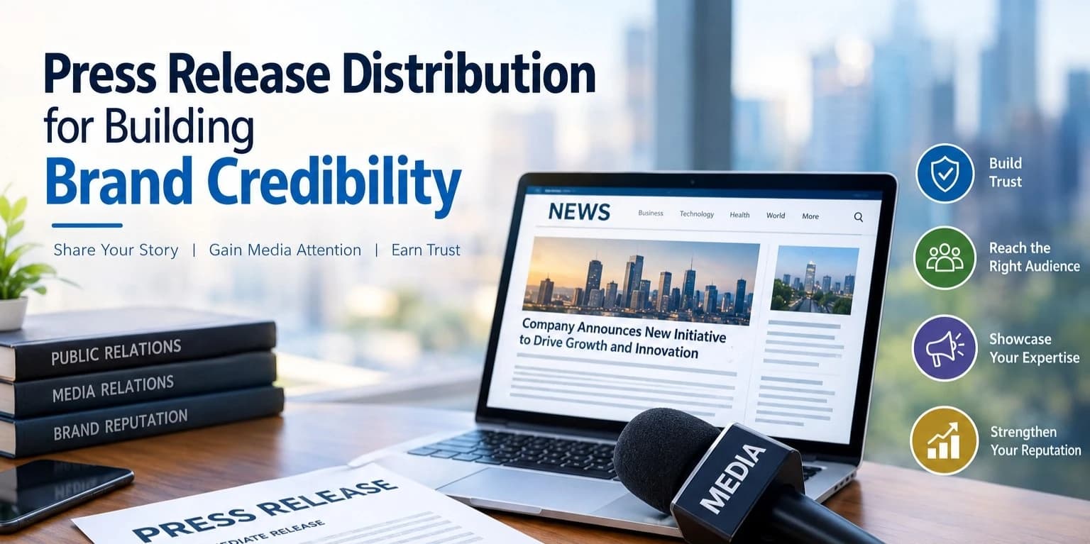 Press Release Distribution for Building Brand Credibility