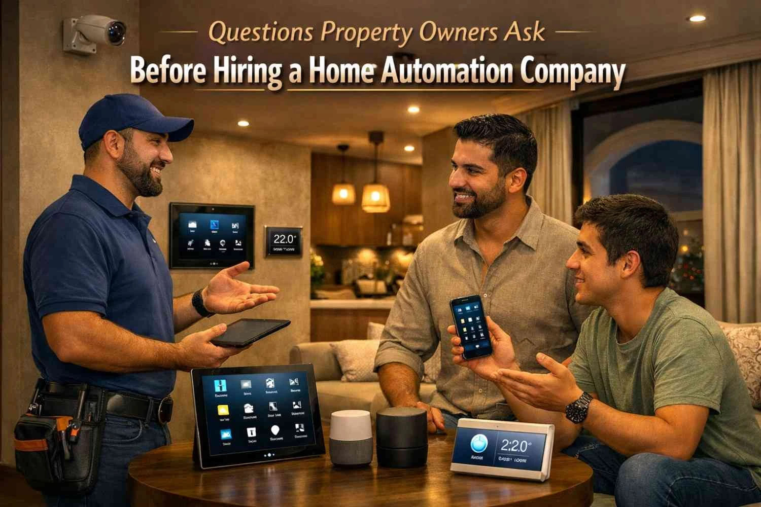Questions Property Owners Ask Before Hiring a Home Automation Company