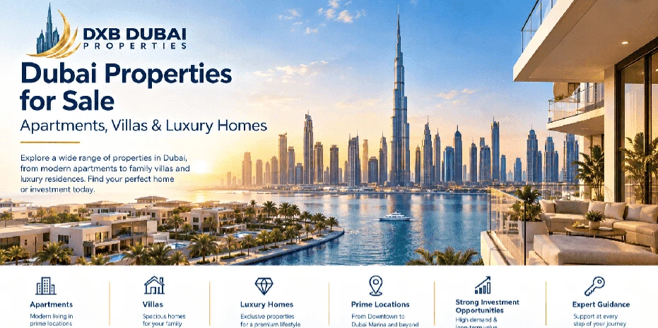 Dubai Properties for Sale | Apartments & Villas