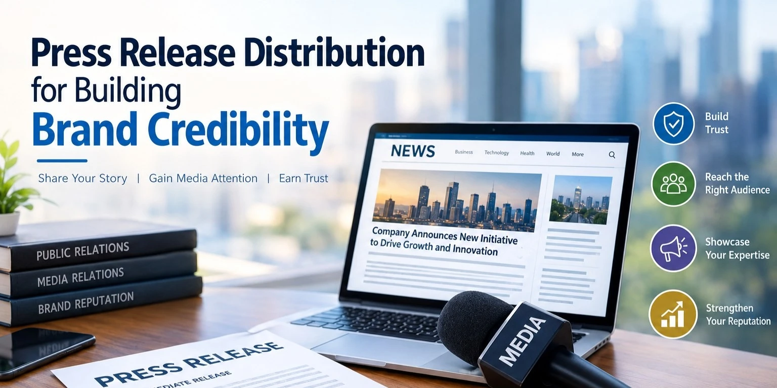Press Release Distribution for Building Brand Credibility
